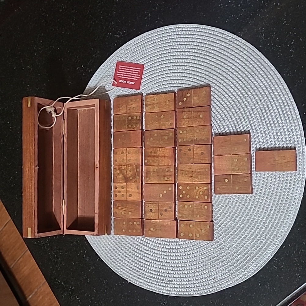 Wooden Domino Set
